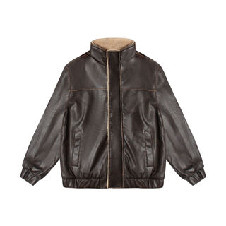 Американская зимняя мужская куртка Майяр, кожаная куртка в стиле ретро, повседневная универсальная хлопковая куртка, модный кофейный цвет s s