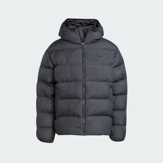 Adidas clover series men's commercial puff short cotton jacket jx4123 black s