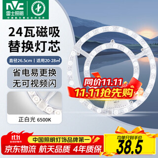 Nvc led ceiling lamp retrofit lamp panel replacement lamp panel high wattage high brightness led round bulb patch lamp 24w positive white light