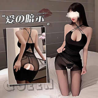 Jiyu qqny sexy lingerie bitch sm shameful large-scale sexy intercourse robe pure desire seduction naked sexy pajamas women royal sister robe pure desire succubus beauty take off the whole body bed date three-point fully leaking underwear one size 80-120jin jin is equal to 0.5 kg sexy inner clothes convenient for husband to eat couple stimulation high-end