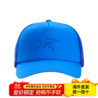 Arc'teryx (arc teryx) classic logo, versatile and fashionable polyester baseball cap, same style for men and women, blue blue f (one size fits all) basic packaging - no box