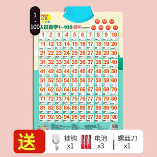Shantou lincun chinese pinyin aoe alphabet point reading audio wall chart for preschool children to learn pinyin and spelling audio wall chart number 100 free + hook