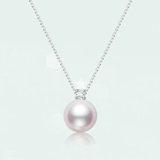 Centennial old mother-of-pearl pearl pendant necklace s925 sterling silver single gold bead princess female model classic and versatile 10mm white bead model