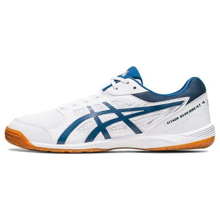 Asics attackhyperbeat4whitemakoblue low-top training shoes white blue 38