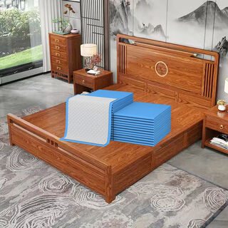 Thickened adult care pad, large disposable diaper pad, baby maternity aunt pad, thickened popular model 60x90 60 pieces free 20 pieces 1x1cm