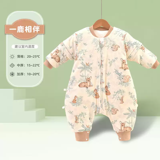 Domiamiadomiamia mulberry silk baby sleeping bag spring, autumn and winter thick newborn baby split leg pure cotton class a anti-kick quilt yilu accompanying thin section 40g mulberry silk size 80 recommended height 65-85cm