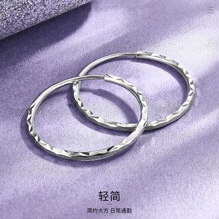 Wanfulong platinum pt950 flower earrings, high-quality platinum earrings, earrings, fashionable, high-end and light luxury gifts for girlfriends platinum pt950 high-quality flower earrings 2.39g