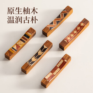 Onlycook japanese teak chopstick holder household solid wood chopstick holder hotel tableware chopsticks and spoon storage table small ornaments 5 teak chopstick holders