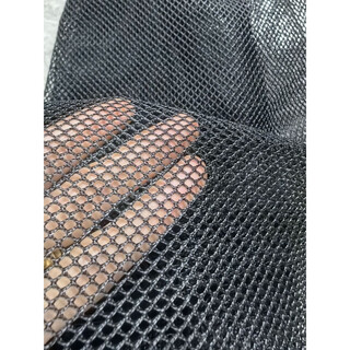 Pupan cradle mesh material mesh mesh mesh fabric uniform sportswear shoe bag fishing net fabric bedside black ling type mesh length 0.5 meters x width 1.5 meters fabric micro elastic
