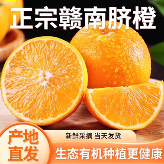 庾丰江西赣南脐橙新鲜橙子孕妇水果整箱年货送礼团购纽荷尔榨汁手剥橙 5斤装（净果4.5斤）单果110g-200g+