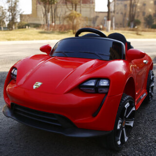 Lubei beibei baby electric car four-wheel 1-3 years old 4-6 swing stroller baby remote control car child red four-wheel drive 12v large battery + full function + mobile phone_攵