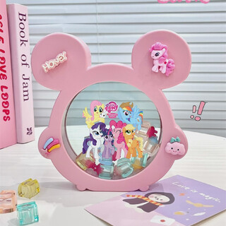 Children's tooth storage box, girl's anti-oxidation deciduous tooth collection box, baby tooth replacement commemorative box, overalls labubu deciduous tooth storage box