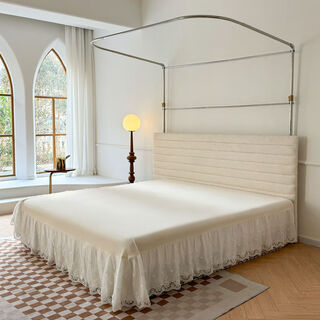 Yusenyi independent u-shaped retractable and liftable stainless steel bracket easily removable and washable mosquito net floor-standing home bedroom independent bracket stainless steel u-shaped liftable + 1 point 82 point 2m bed width 1 point 8 length 2 point 2m