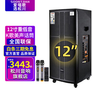 Songchuan international sg30-12/18-inch square dance high-power audio outdoor karaoke trolley karaoke speaker professional live broadcast with sound card all-in-one bluetooth audio ktv songchuan international audio sg11-12 (12-inch bass)/three-way five speakers