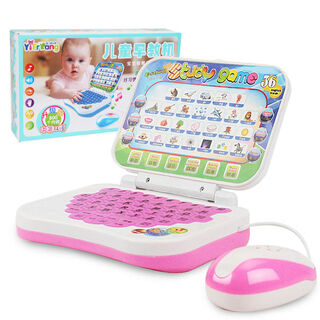 山头林村儿童早教故事学习机幼儿智能中英文点读机鼠标电脑玩具批发 袋鼠标学习机颜色随机