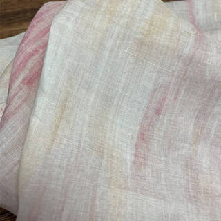 Yong huan cloth has been in the chinese style for a long time, antique ramie printed shirt fabric, hanfu linen material, national style dress fabric, matcha, matcha, half a meter price
