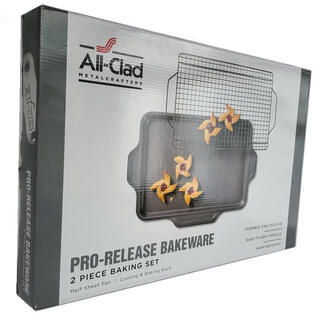 Allclad brand baking mold cake bread mold square mold rectangular baking pan pizza pan baking set of 2, appearance 58x35