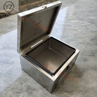 Riqiang stainless steel tool box indoor and outdoor storage waterproof fork pickup truck maintenance repair custom thickening and enlargement 40*20*10 length, width and height 201 stainless steel
