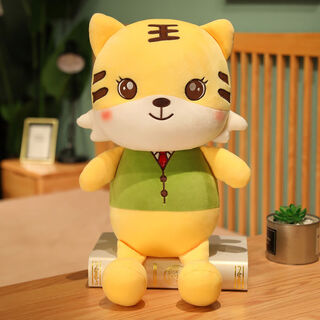 Shantou lin village tiger year doll plush toy tiger doll doll wedding gift couple couple wearing dress ragdoll girl suit and tie men's 40cm