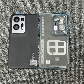Oppo is suitable for oppo findn2 original back cover folding screen mobile phone back case findn2 pure original glass battery cover f findn2 black market original film back cover with lens