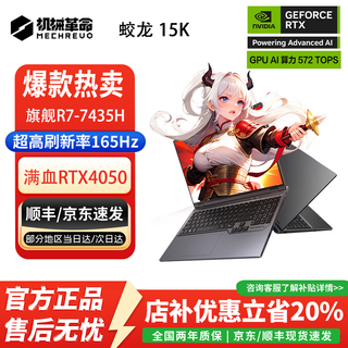 机械革命（MECHREVO）极光X/蛟龙16Pro游戏本笔记本电脑15K/16K满血RTX4060/5060电竞独显高性能学生笔记本 蛟龙15K：R7-7435H/满血4050样机 【16G内存+1T