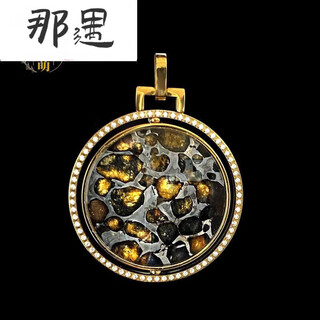 Nayu olive genuine tiantie pendant sericho girls and boys niche light luxury jewelry gift gold inlaid large size