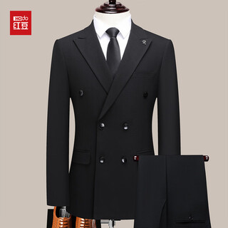 Hongdou suit 2025 spring and autumn new business casual professional formal wear groom’s dress suit jacket black m 170