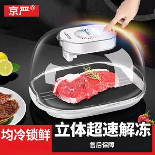 Jingyan thawing machine quickly defrosts seafood and meat household heat conduction plate to preserve freshness and defrost | atomization to lock freshness gray
