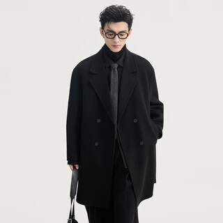 Piaget zall 2025 early winter 100% pure wool wool coat 4 buttons one hand long men's mid-length thick warm jacket