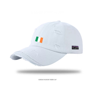 Poragomla bata couple baseball hat sun hat universal for men and women all seasons fashion versatile outdoor large head circumference warm white