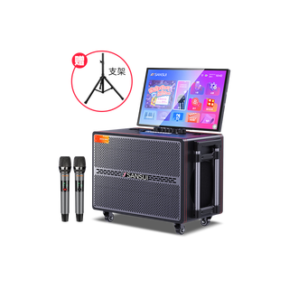 Sansui home ktv audio set, three-year karaoke membership version, outdoor square dance bluetooth audio karaoke machine karaoke all-in-one guitar instrument speaker pq156 1t