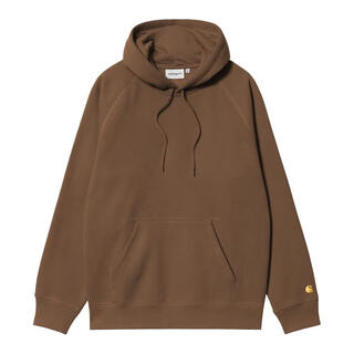Carhartt carhartt 2025 new men's sweatshirt warm and comfortable cotton blended casual hooded simple fashion pullover men's top brown one size | xxl