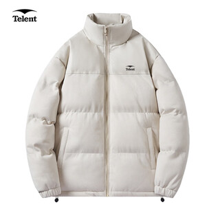 Tianluntian outdoor cotton clothing for men and women, new winter new stand-up collar cotton coat, warm jacket, casual and versatile, khaki m