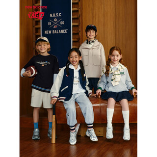 New balance nb children's clothing for men and women 2025 new autumn casual hooded sweatshirt black m 110c