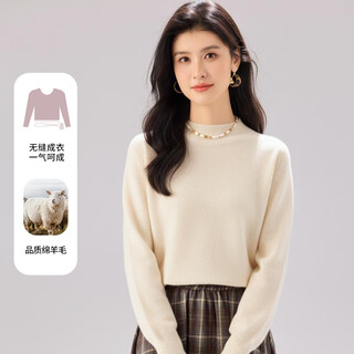 Jinju special offer multi-color wool sweater autumn and winter warm half turtleneck basic base pullover sweater for women