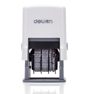 Deli 79951 date stamp 1.00 pcs/box (price unit box) gray and white