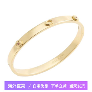 Coach original design copper bracelet women's gold gold one size f