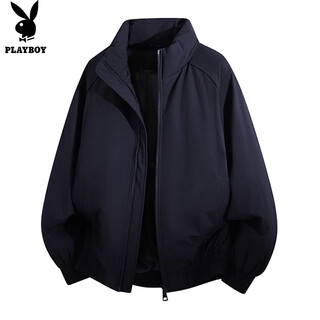 Playboy (playboy) cotton clothing men's coat cotton clothing winter thickened warm stand-up collar cold-proof bomber jacket cotton-padded jacket