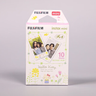 Fujifilm 3-inch instant photo paper mini7/9/11/12/25/40/90/evo/se color-edged mini photo paper hand-painted kitty instant photo paper 10 sheets