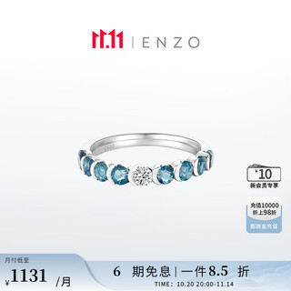 Enzo jungle series 18k gold topaz diamond ring ezv8956 birthday gift no. 13