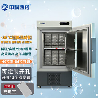 Zhongke xileng ultra-low temperature refrigerator-80 commercial vertical scientific research experiment freezer-60 degrees medical vaccine-40 low temperature freezer mechanical parts cold-packed industrial cryogenic storage box dl-128(-86)725 715 1352mm