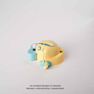 Banbeizhi children's fishing toys electric rotating mini portable travel fishing machine doll machine fishing bag early education toys fishing machine yellow