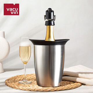 Vacu vin dutch imported wine champagne ice bag ice bucket portable insulation elegant active cooling stainless steel ice bucket 1