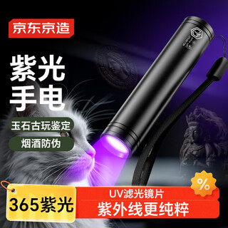 Made in tokyo, purple light 365nm uv wood-style lamp jade identification anti-counterfeiting cat moss fluorescent agent detection flashlight
