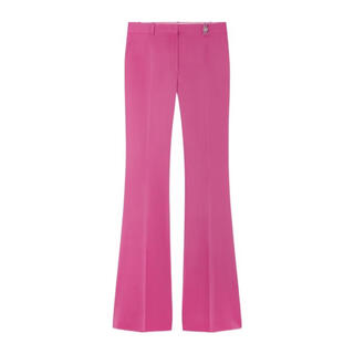 Versace (versace) women's trousers are comfortable and crisp, slightly elastic commuting party casual pants, versatile and simple, pink, one size fits all | it-38