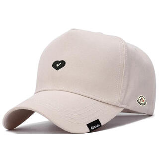 Mouth piano casual new men's and women's baseball cap fashionable versatile shade showing face small breathable sports loose versatile warmth khaki color