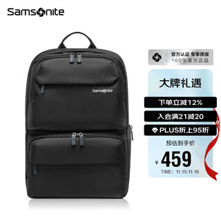 Samsonite computer bag backpack 15.6-inch men's and women's backpack business commuting travel bag large capacity 36b*09012