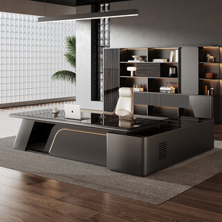 Guanjuenad high-end boss desk office desk and chair combination simple modern president desk leadership office furniture manager executive desk boss desk custom color color card