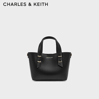 Charles&keith25 new winter product simple commuter style handheld tote bag crossbody bag ck2-30782725 black black s