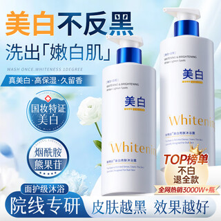 Vitus whitening shower gel niacinamide long-lasting fragrance 72 hours deodorant men and women moisturizing brightening oil control moisturizing lotion